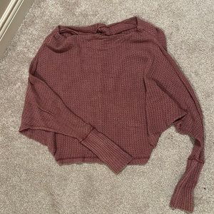 Free People Waffle Knit Sweater, Size S